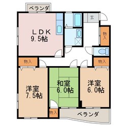 ベルコリーンの物件間取画像